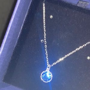 Swarovski crystal birthstone necklace